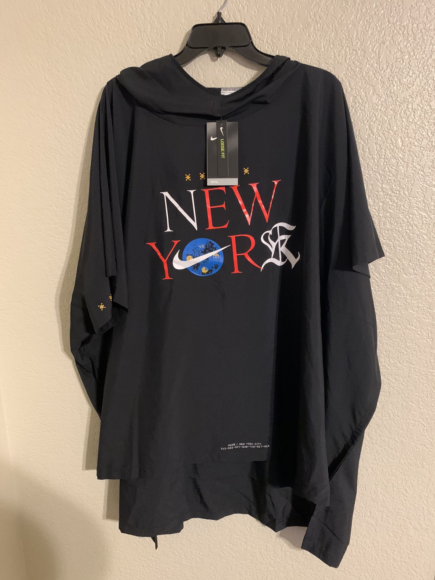 Nike NYC New York City Marathon 2019 Poncho Jacket Unisex