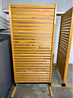 Wood Privacy Screen Panels (Tiaga Brand - Home Depot)