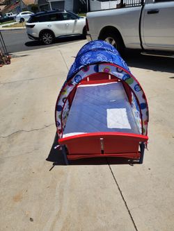 Mickey Toddler Bed with Mattress (like new)