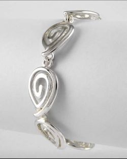 New in package 2 Silvertone Bracelets