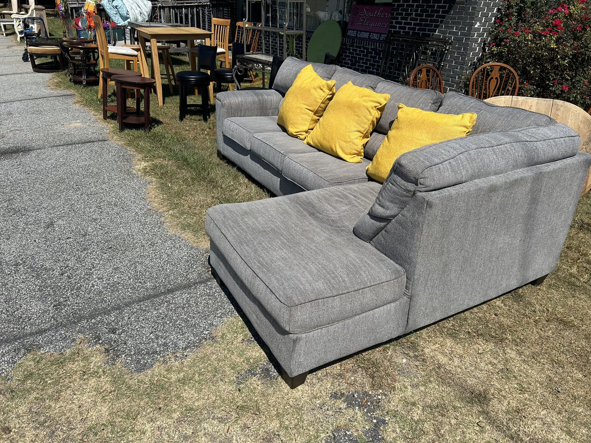 Grey Sectional Sofa 