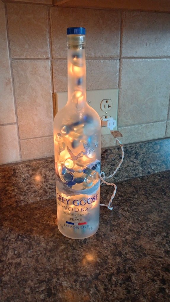 Grey Goose Bottle Lamp