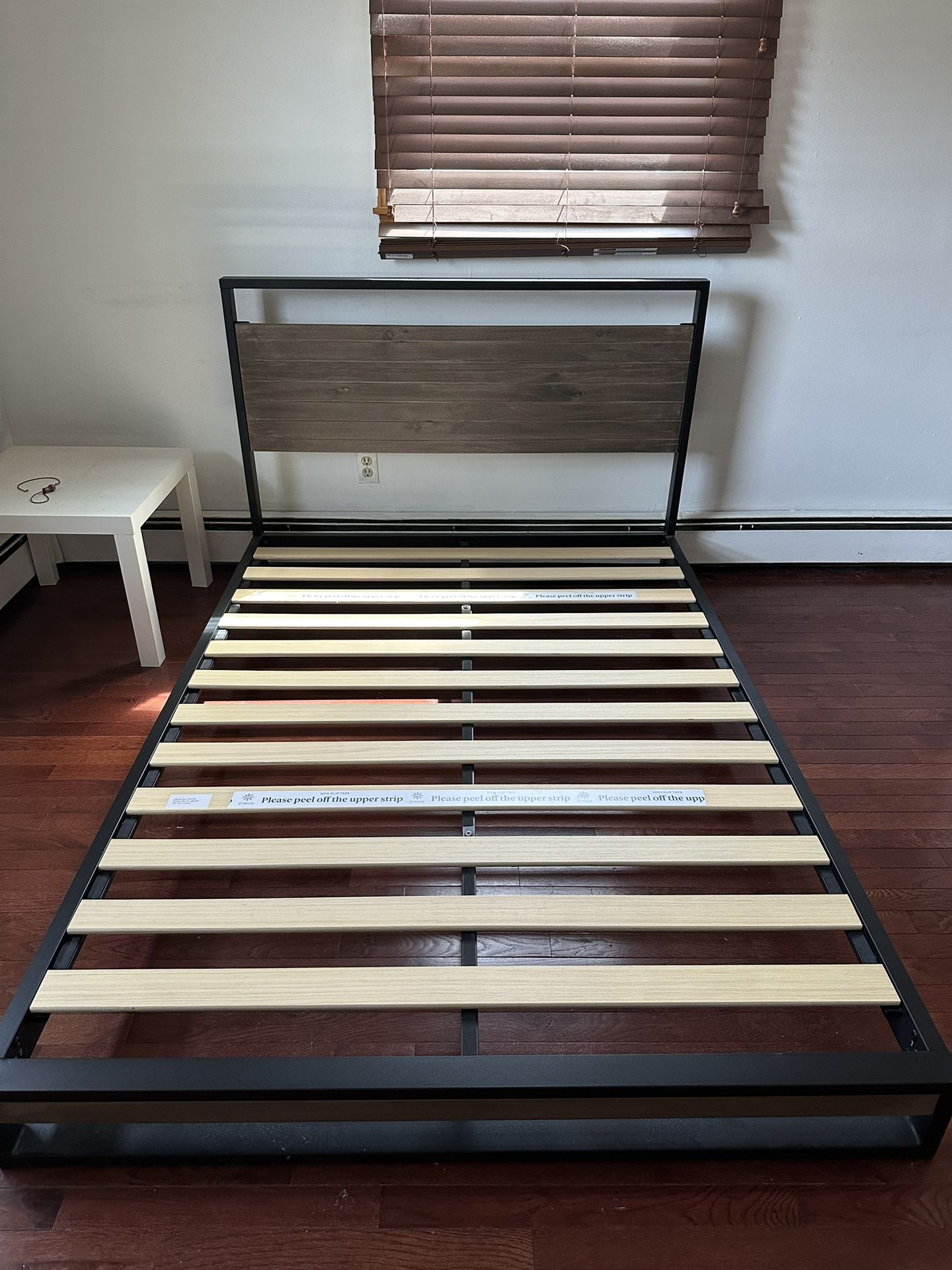 Bamboo And Metal Full Sized Bed Frame