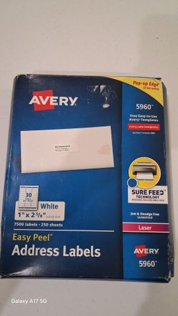 Address sticky lables