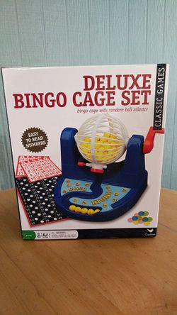 Deluxe bingo cage set