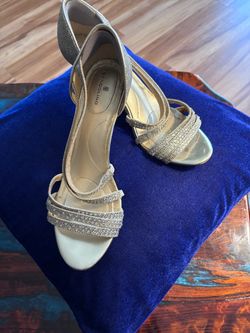Bandolino Sparkly Strappy Formal Heels