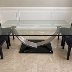 74x42 Inch Glass table