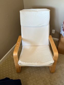 IKEA Poang White Armchair