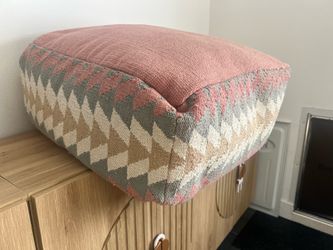 NEW Moroccan Ottoman / Kilim pillow/ floor pillow / pouf / pouffe /