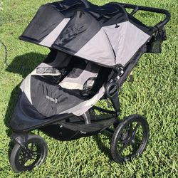 BABY JOGGER SUMMIT X3 JOGGING DOUBLE TWIN STROLLER LIKE BOB
