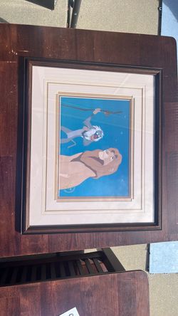 Lion King lithograph - Framed