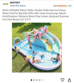 Brand New in Box, water bounce house