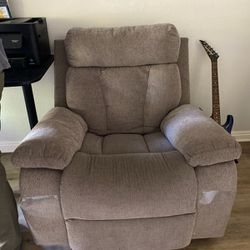Reclining Chair.  Used Grey