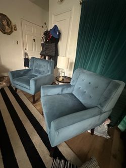 2 One Seater Chairs