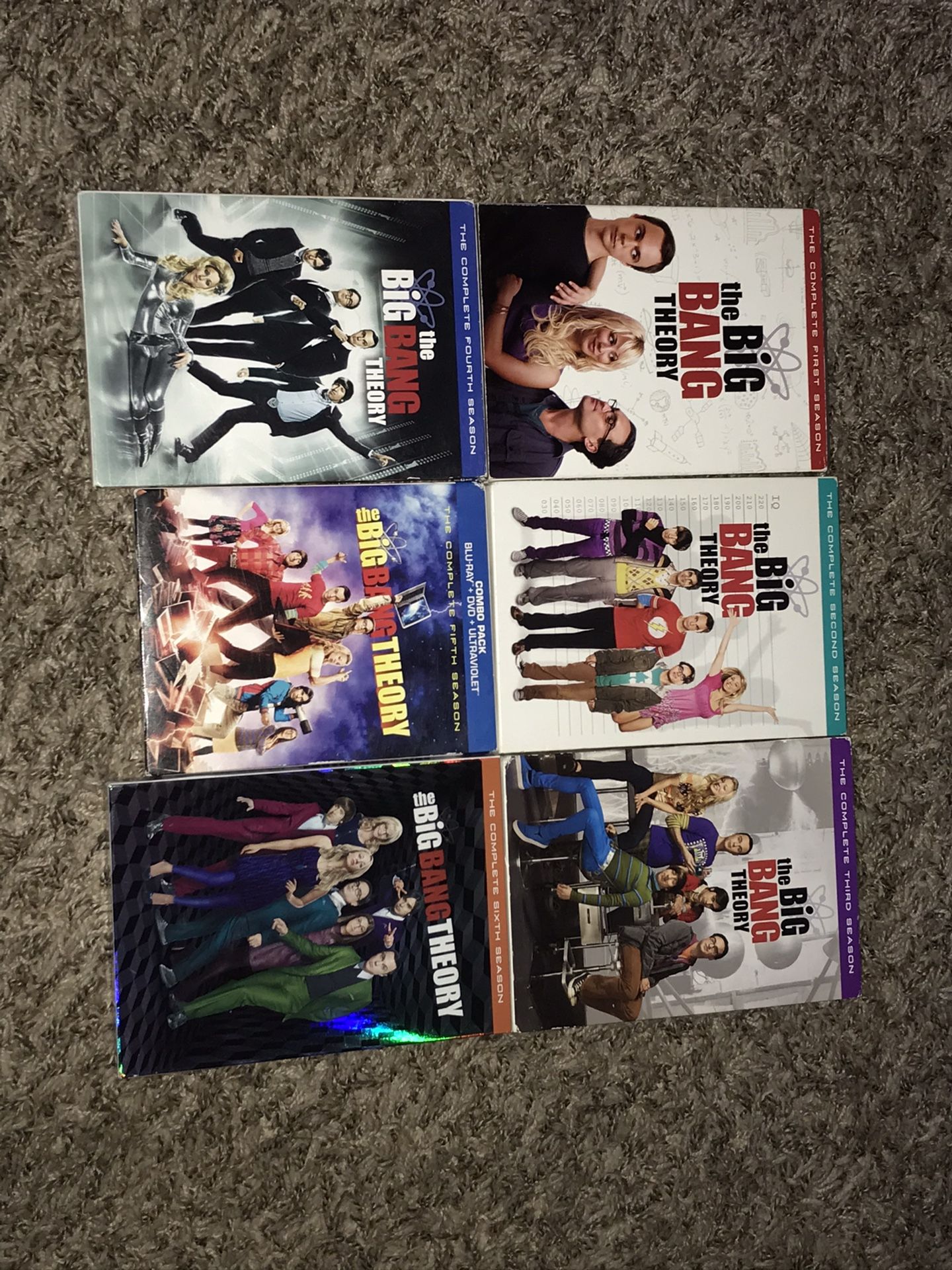 Big Bang theory 1-6 seasons