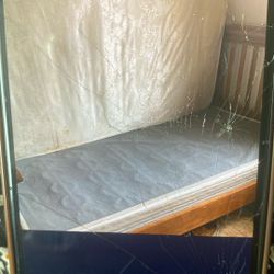 Twin Size Spring Box With Mattress 