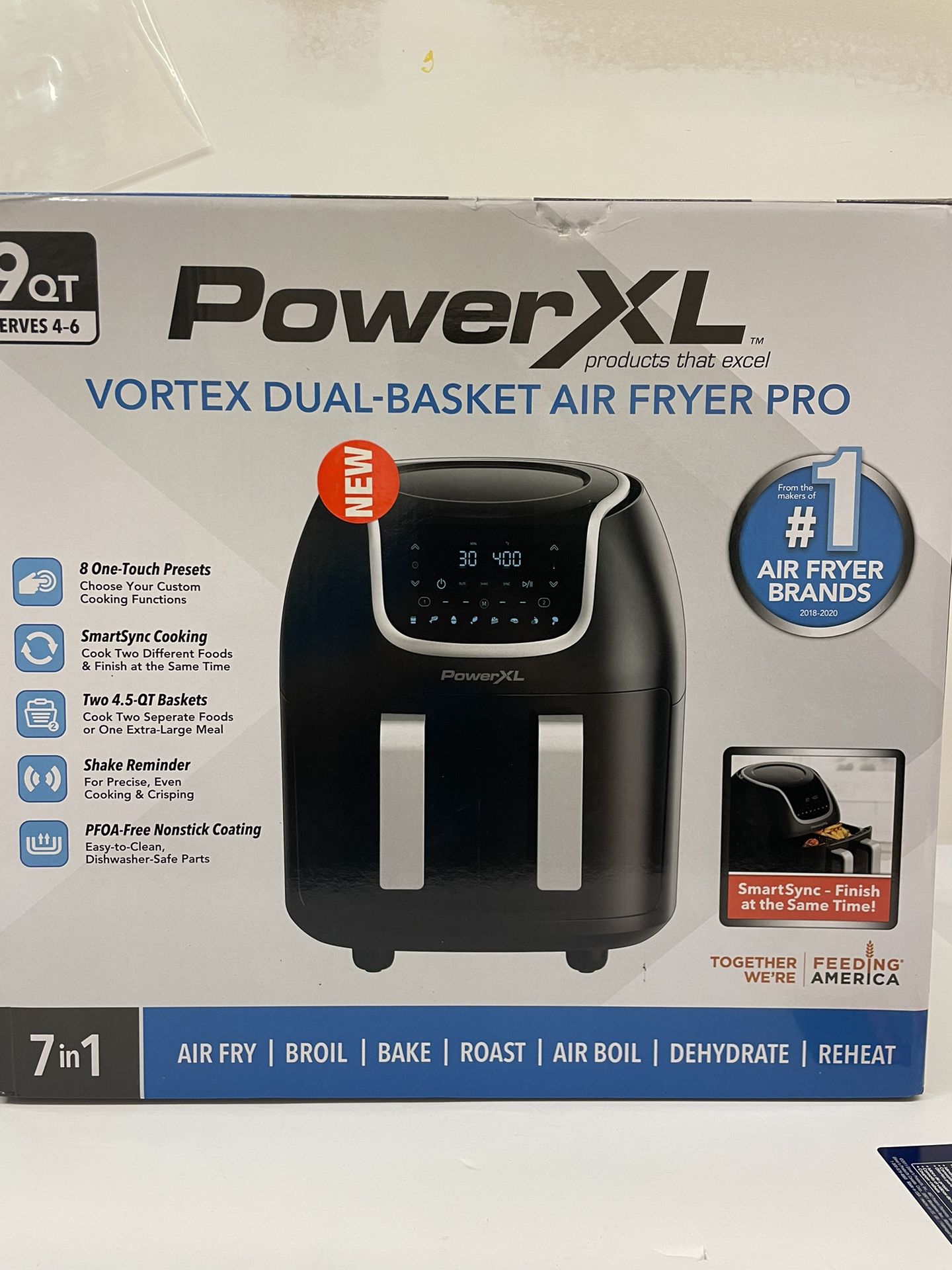 PowerXL Vortex Pro Air Fryer 8qt Black - for Sale in Morehead City, NC -  OfferUp