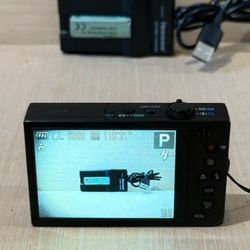 Canon PowerShot ELPH 520 HS 10MP Blk Tested Great w/2Batt-Char-SDCard Read Blw!
