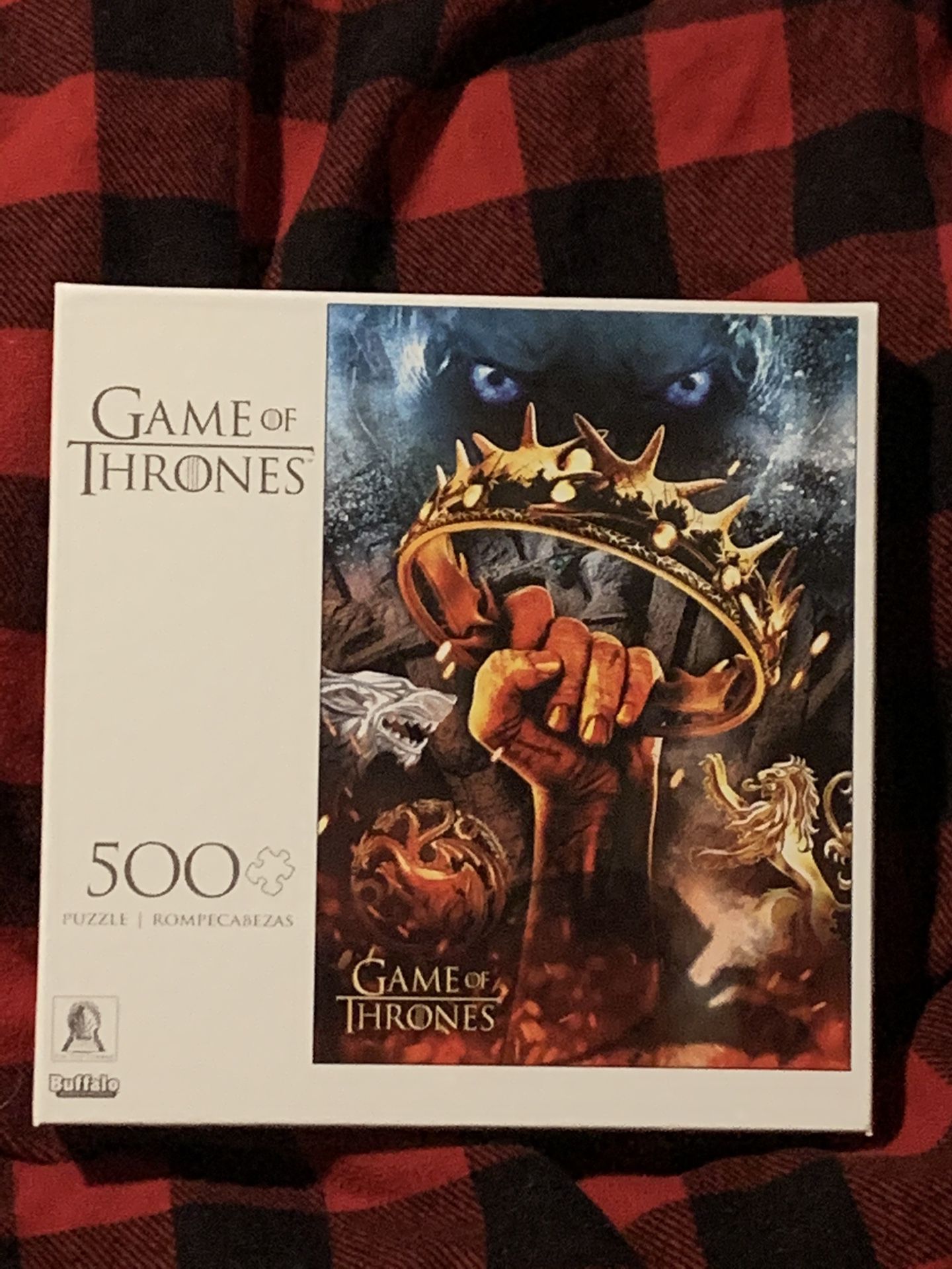 NEW BUFFALO GAME OF THRONES PUZZLE THERE IS ONLY ONE WAR THAT MATTERS 500 PCS