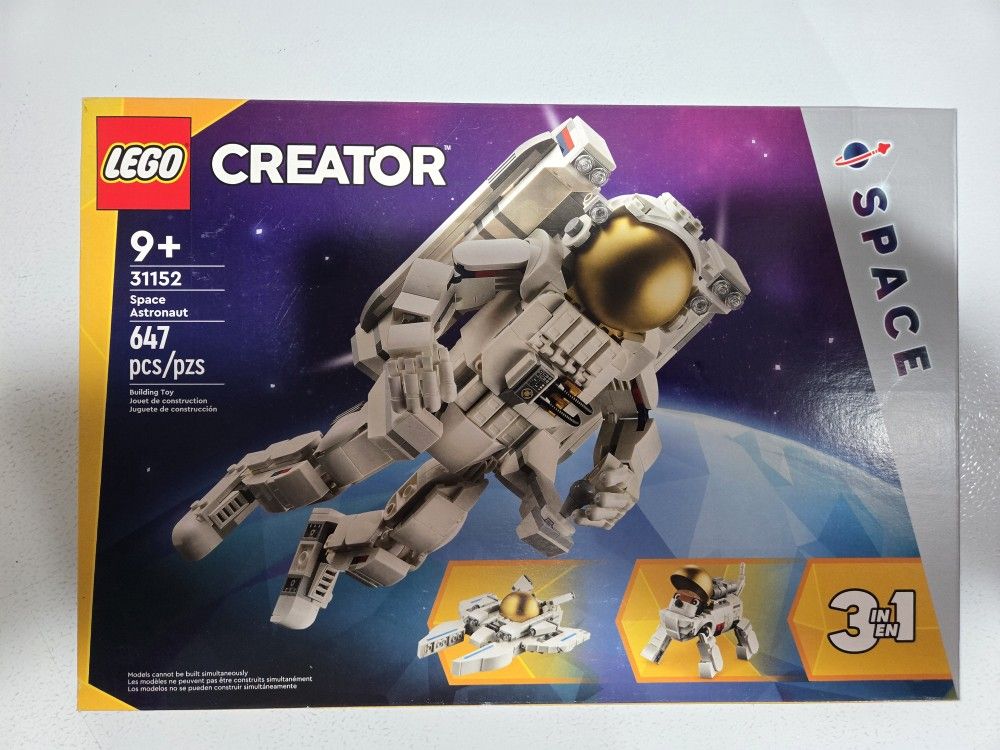 NEW LEGO CREATOR 3-IN-1 SPACE ASTRONAUT 31152
