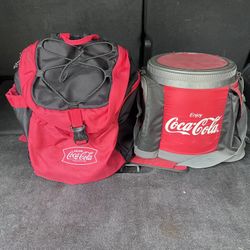 Coke Cooler Backpack N Bucket Cooler
