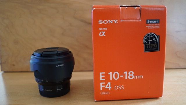 Sony E-mount 10-18mm f4 Apsc Lens