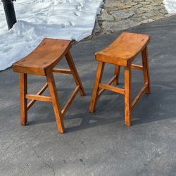 Asian Style Pottery Barn Benches/ Stools 