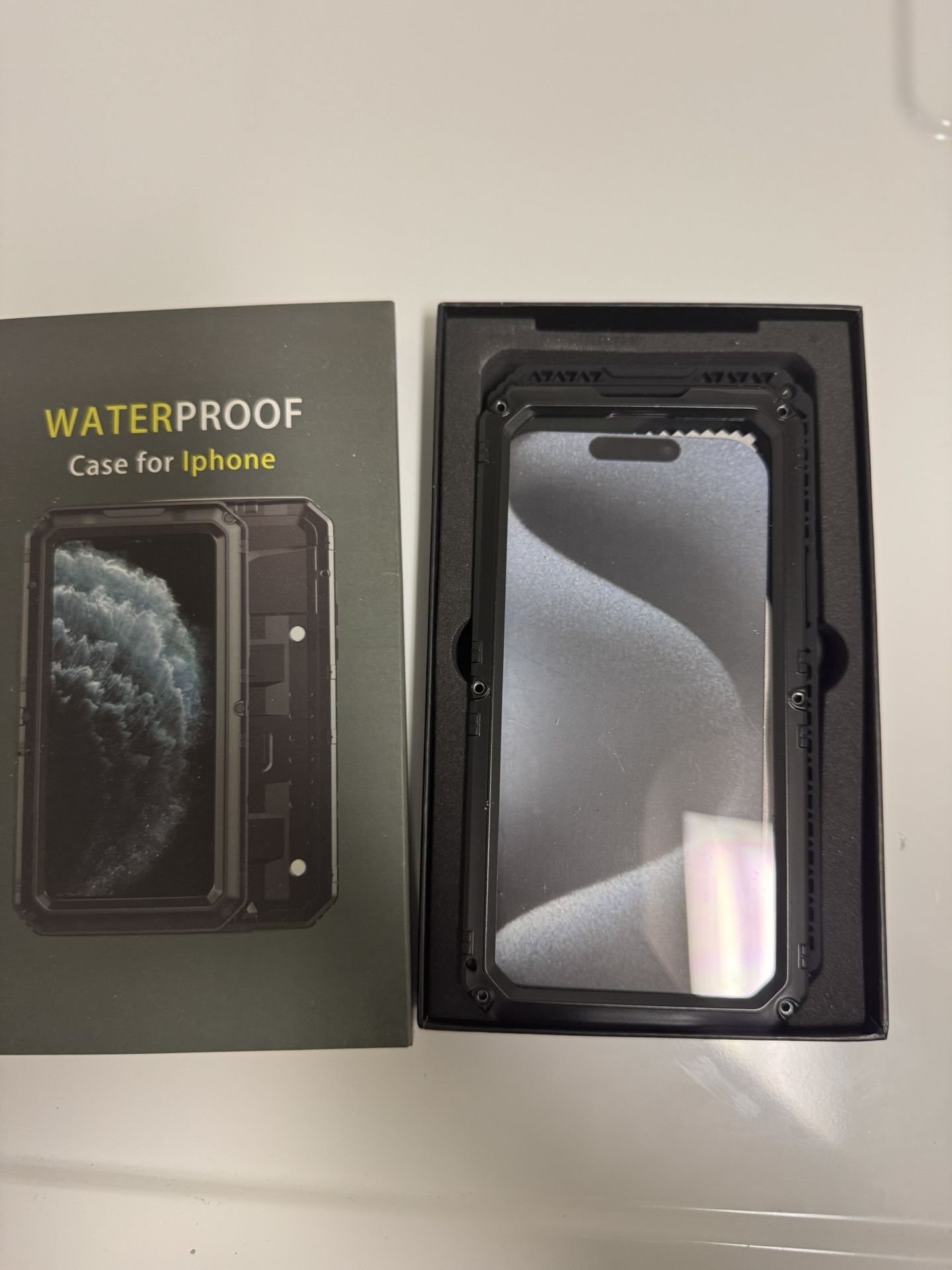 Water Proof Black Case For iPhone 15