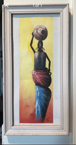 Framed Abstract Painting