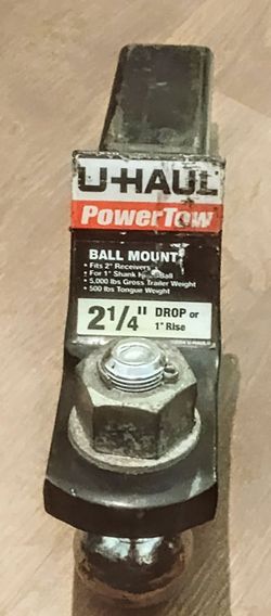 Heavy-duty U-Haul Power tow ball mount hitch