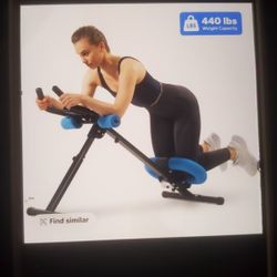Merach Adjustable Ab Trainer Machine With LCD Monitor
