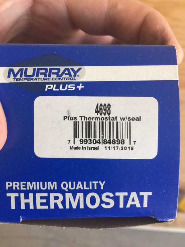 Chevy Thermostat Murray Plus 4698