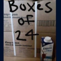 ENSURE. BOXES OF 24 