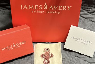 James Avery- Retired Spanish Mission Cross Pendent