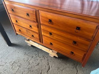 Solid wood 6 drawers dresser