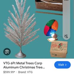 Vintage Aluminum Christmas Tree