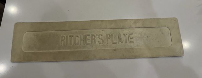Pitchers Baseball Plate