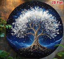🌟 LIMITED TIME OFFER ⏳ Celestial Starry Night Tree of Life — Galaxy Sky Glowing Branches Home Décor Art