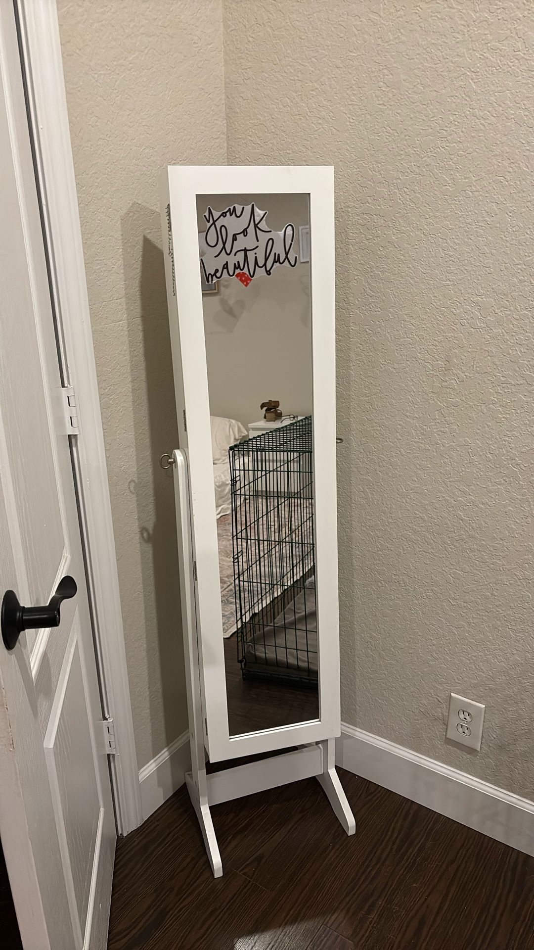 White Jewelry Armoire Chest