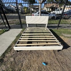 White Queen Bed Frame