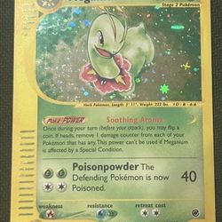 Meganium 018/165 Expedition Base Set Holo Rare Pokemon Vintage