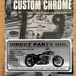 VINTAGE Harley Davidson Custom Chrome Products 2002 Catalog