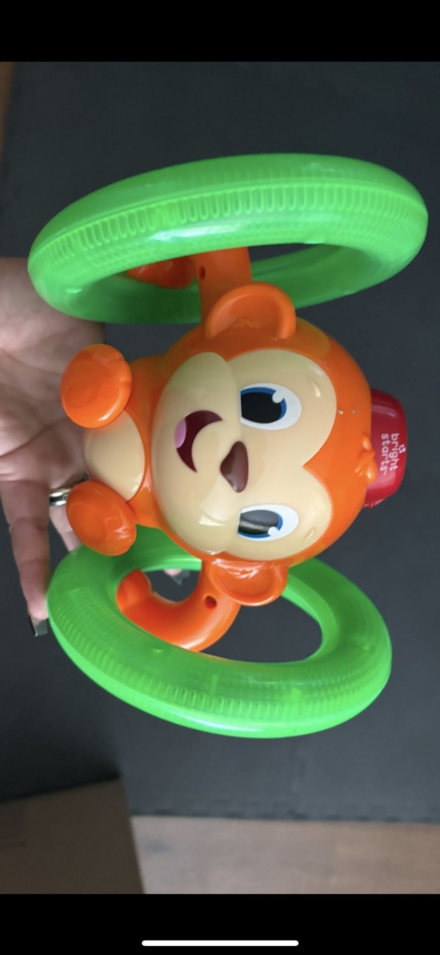 Bright Starts Roll & Glow Monkey Baby Toy