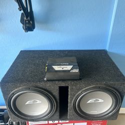 Brand New 12” Subs With Amplifier