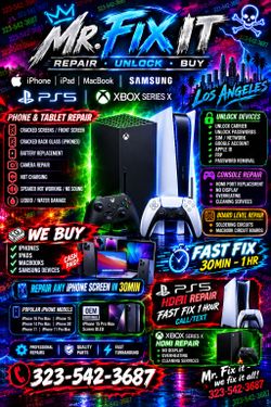 PLAYSTATION 5 XBOX MASTER REPAIR ((FAST 1Hr.))__SHOP OPEN LATE 10PM