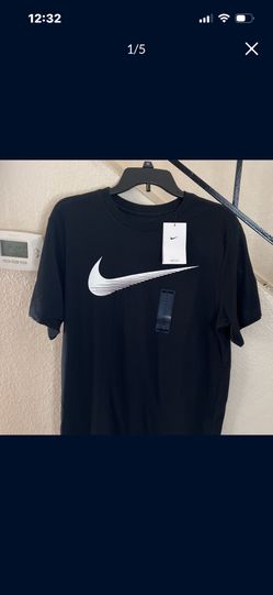 MENS NIKE TEE TSHIRT BLACK MEDIUM NEW