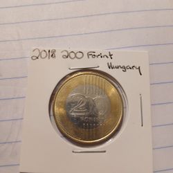 🇭🇺 2018 Hungarian 200 Forint Coin. 🇭🇺 