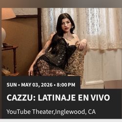 Cazzu Latinaje May 3  FLOOR TICKETS