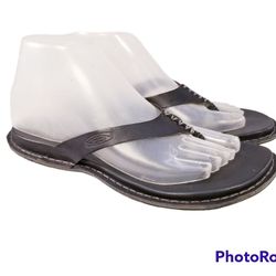 KEEN 1010283  Flip-Flop BLACK LEATHER  SANDALS SIZE7/37.5 NEW
* Price Is Firm