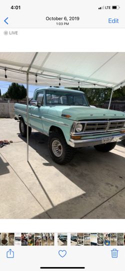 1972 F100 4x4 , 4 Speed , 390 V8, Short Bed